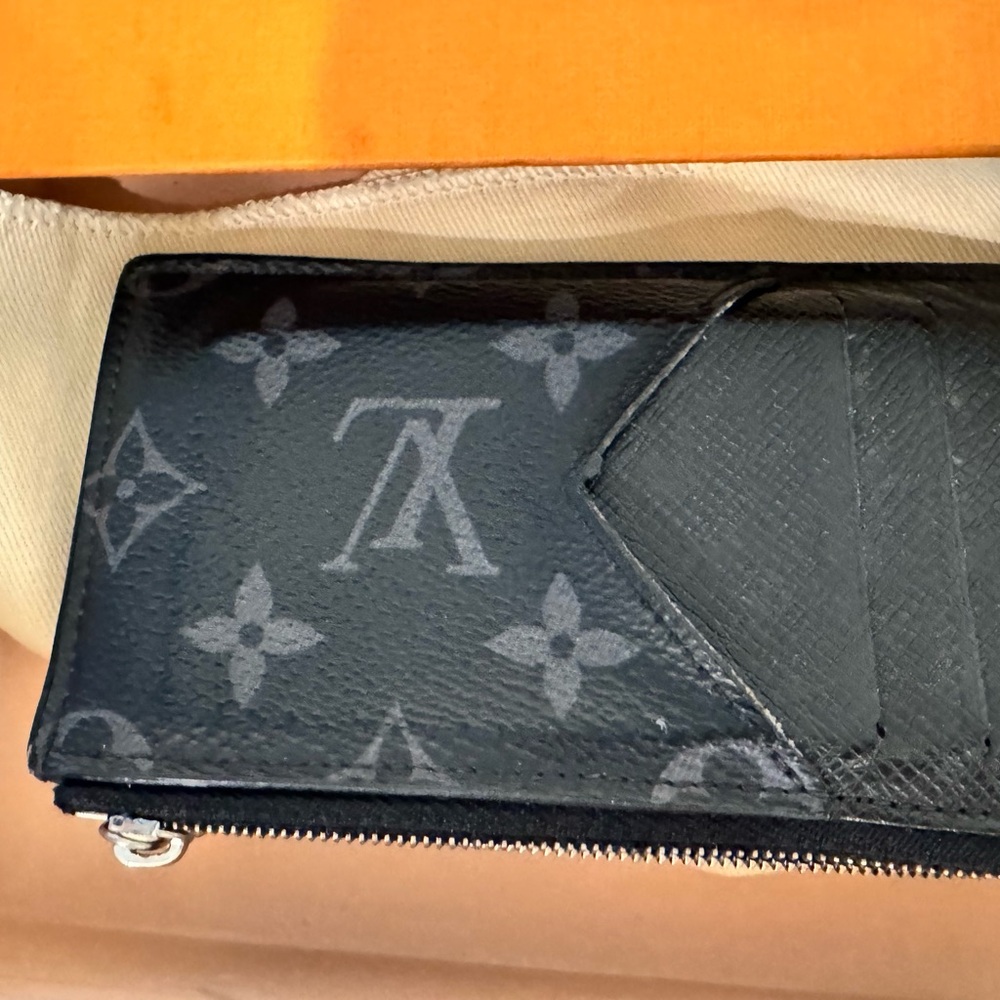 Authentic Louis Vuitton Monogram Eclipse Taiga Co… - image 3